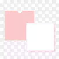 纸牌粉红m型图案设计