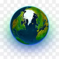 地球三维计算机图形三维模型MacOS-地球3D