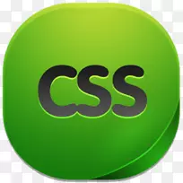 Web开发级联样式表计算机图标