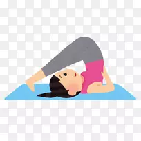瑜伽伸展腰部疼痛身体-瑜伽