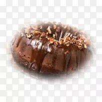 巧克力蛋糕结霜和糖霜巧克力布朗尼魔鬼食品蛋糕-铁氧体转子