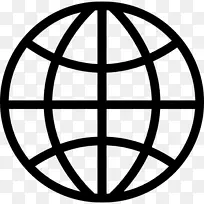 全球电脑图标-地球仪
