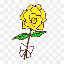 花型玫瑰黄色切花父亲节玫瑰