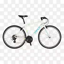 混合自行车变色龙比安奇自行车-自行车