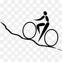 骑自行车运动山地车-骑自行车
