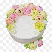 婚礼蛋糕花园玫瑰奶油蛋糕装饰蛋糕