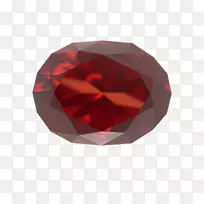 宝石珠宝矿物海蓝宝石榴石-红宝石