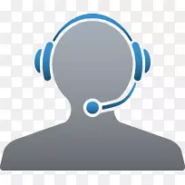 技术支持服务台客户服务耳机