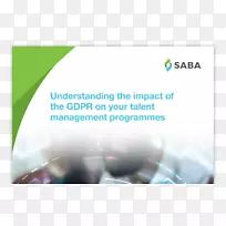 通用数据保护条例欧洲联盟Saba软件信息隐私企业人才管理
