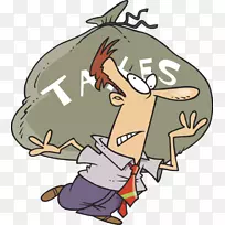 所得税收集人剪辑艺术-反一体化
