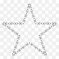 艺术文化中的星多边形线点角星