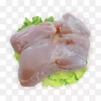 水牛翼鸡作为食物肉汁家禽-鸡