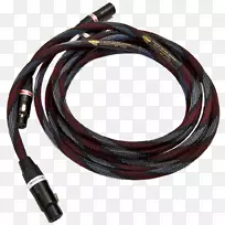 同轴电缆扬声器电线xlr连接器高端音频平衡音箱俚语