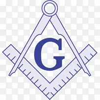 共济会正方形和罗盘共济会会馆标志