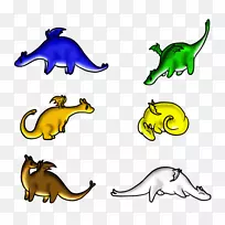 猫画色调剪贴画-猫