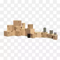 箱形包装和标签货物托盘多式联运集装箱.瓦楞纸纤维板