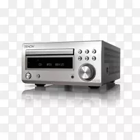 cd播放机denon rcd-m41蓝牙音频系统denon d-m41 dab蓝牙cd dab+fm黑调谐器电子设备