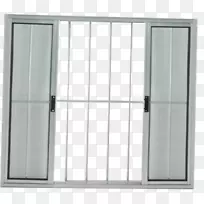 玻璃百叶窗和玻璃铝制窗框.窗户