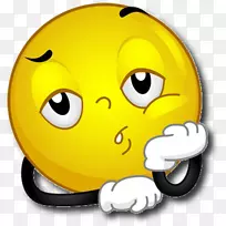 笑脸表情符号无聊剪贴画-笑脸