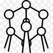 原子计算机图标封装的PostScript-Atomium
