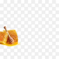 蜂蜜提取糖蜂巢-蜂蜜