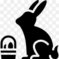 国内兔子复活节兔子电脑图标剪贴画-兔子
