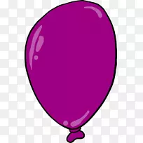 粉红m气球线夹艺术-气球
