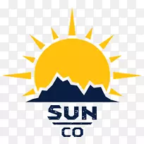 太阳公司商业标志-紫外线-商业