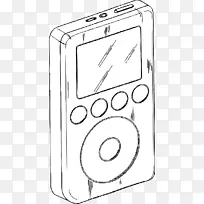 ipod洗牌ipod触摸png媒体播放器剪贴画防水音频播放器