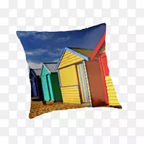 布莱顿海滩小屋靠垫-枕头