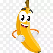 香蕉面包幽默水果香蕉