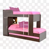 双层床卧室家具-床