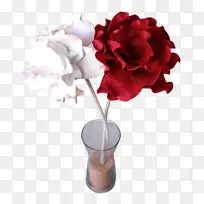 花园玫瑰切花花瓶