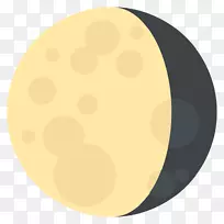 月相表情符号满月表情符号