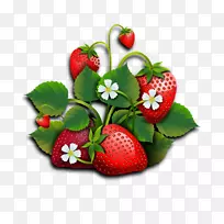 草莓婚礼邀请函水果早餐-壁画