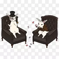 狗卡通沙发-狗