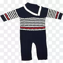 袖肩毛衣ユニフォーム制服-婴儿航海