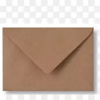 信封矩形牛皮纸衬里婴儿公告-信封