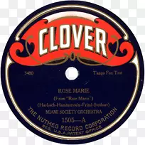 标签留声机录音和复制78 rpm-唱片标签