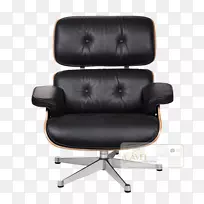 Eames躺椅，办公椅和桌椅，木材工业设计-胡桃木