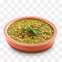 Dal素食料理，印度料理，khichdi食谱-杯