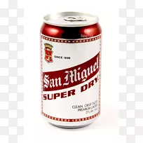 圣米格尔啤酒铝可以喝菲律宾啤酒