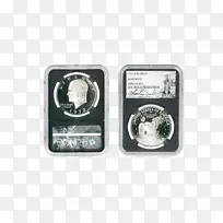 银色计算机硬件-艾森豪威尔美元