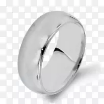 结婚戒指银身首饰碳化钨
