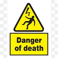 危险符号警告标志安全电气伤害