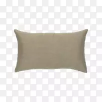 投掷枕头垫长方形米色枕头