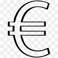 电脑图标资助欧元-欧元