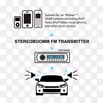 汽车调频发射机汽车设计标志-FM发射机