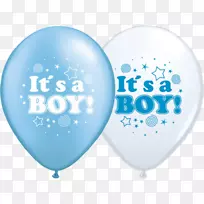 玩具气球分娩男孩生日男孩