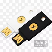 安全令牌Yubikey多因素认证一次性密码通用第二因素usb